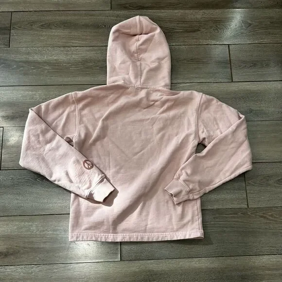 Madhappy Classics Light Pastel Pink Logo Hoodie French Terry - Picture 2 of 8